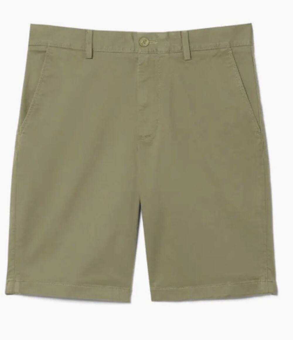 Nordstrom Boy's 16 Khaki Green Bermuda Chino Flat Front Shorts D24-10
